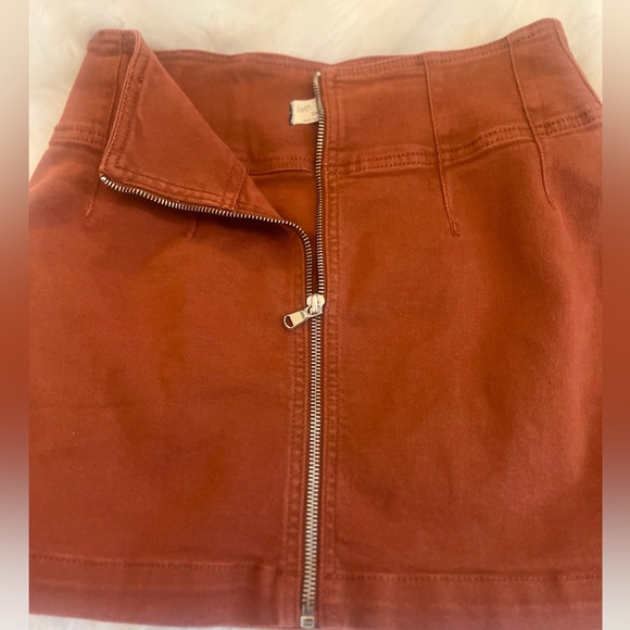 Free People We The Free Zip It Up Mini Skirt - Picture 1 of 6